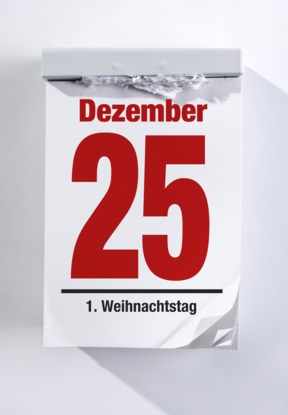 © Tournee - adobe.com - Kalenderblatt Erster Weihnachtstag